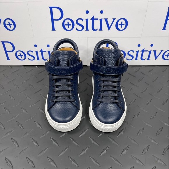 Buscemi 100MM Toddler Alce Oceano Leather Sneakers EU T26 US 9.5 - Picture 3 of 6